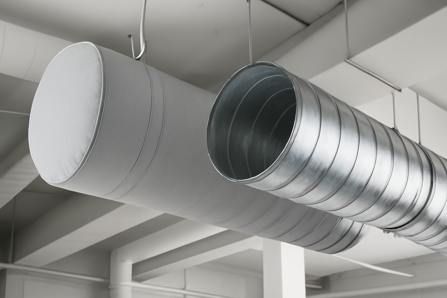 Fabric Duct vs Metal Duct: 12-Factor Comparison — Cost, Airflow, Fire Rating & 10-Year TCO (2026)
